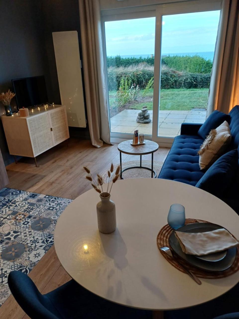 Bienvenue Au Studio L'Escale Bleue Avec Vue Mer Et Sur Le Cap Frehel Saint-Cast-le-Guildo Exterior foto